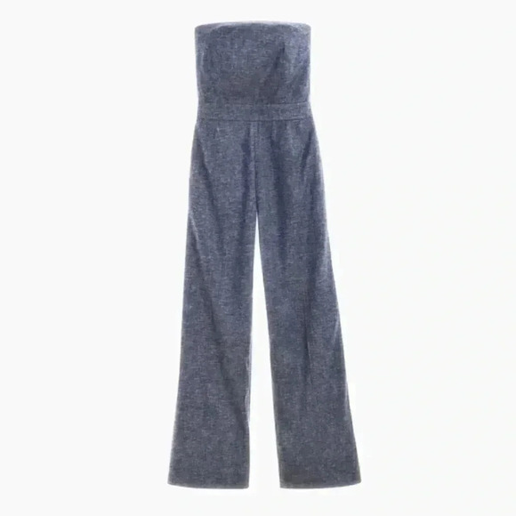 Chico's Black Label Indigo Twill Jumpsuit - Picture 4 of 11